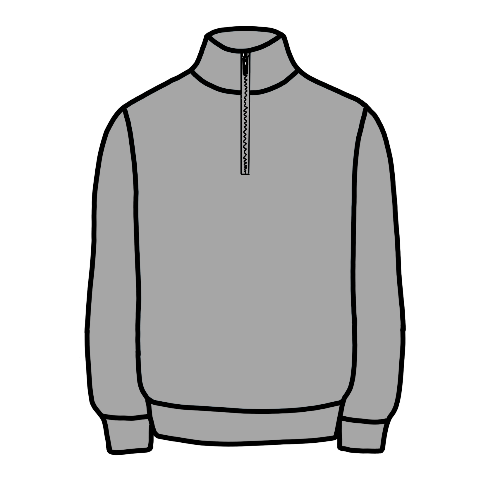 Half zip